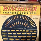 Antique Winchester Cardboard In Store Sign Advertising Winchester Sizecartridges