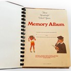 Vintage 70s Those Wonderful School Years Memory Album Record File K-12th Grade
