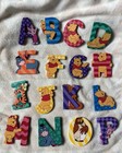Winnie The Pooh Wooden Letters Decor Complete Set A-z Vintage Disney 26 Pieces