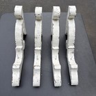 Architectural Wood Corbels Brackets Finials Chippy White Antique Victorian Vtg