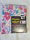 Floral 3 Ring Binder Photo Album 100 Self-adhesive Sheets Pages - New Sealed