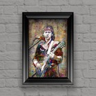 Mark Knopfler Of Dire Straits Tribute Poster  Pop Art 12x18inch Free Shipping