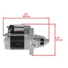 Starter For Briggs   Stratton 807383 809054 845760 84006358 W  Solenoid