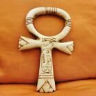 Set Of 3 Amazing Antique Handmade Egyptian Wall Plaque Ancient Cross Ankh Statue