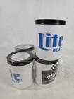 Vintage Miller Lite Styrofoam Beer Can Koozie Lot Of 4  Coozie Light Foam Lifoam