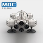 Space 1999 Eagle Shuttle Moc Model Building Blocks Set 1137 Pcs Diy Gift