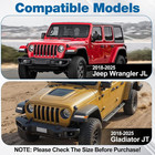 Magnetic Keyhole Covers For Jeep Wrangler Jl gladiator Jt 2018-2025 Abs Front Do