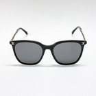Chanel Ch3435 Square Sunglasses Black Gold Frame Grey Lens 54-20-145 New