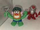 Marvel Avengers Mr Potato Head Mashables 3 5   Hasbro Playskool - Lot Of 4