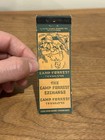 Wwii Us Army Camp Forrest Exchange  Tullahoma  Tn Matchbook Cover