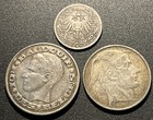 1951 20 Francs 1958 50 Francs Belgium   1918 1 2 Mark German Empire 3 Silver Coi