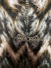 Vintage Dunn Mohair Sweater Size 44 S m Cardigan Geometric Iceland 1960s