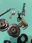 Vintage Necchi Supernova Sewing Machine Accessories  Cams  Feet Genuine Lot Look