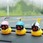 Duck Figure - Novelty Decoration For Motorcycles - Colorful Helmet Design