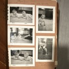 Vintage Wooden Scrapbook Photo Album    photos    Cover W  164 B w Photos Ramsey  Nj