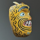 Oaxacan Hand Carved Folk Art Polychrome Tigre Mask