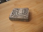 Antique Thumb Birthday s Miniature Book Sterling Silver Front