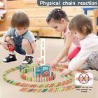 Kids Games Domino Train Toys 180pcs Automatic Stacking Creative Game 3  Year Old
