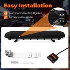 45 7  108 Led Strobe Light Bar Amber Response Emergency Beacon Warn Tow Truck