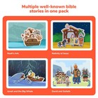 4 Pack Felt Board Bible Stories Set  Flannel Board Stories Include Noah s Ark   