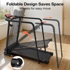 Bluetooth Folding Walking Treadmill Incline Fitness Workout Exercise Machine Us