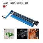 Manual Bead Roller Bending Machine Sheet Metal Bead Roller Tool With 6 Dies