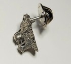 Lot 4 Sm Vintage Pewter Roaring Lions Head Pin Ifs Israel Freeman   Sons 94 729