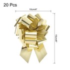 20pcs 4  Metallic Large Big Pull Bow Gift Wrapping Bows Ribbon Gold