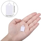 Small Price Tags With String 0 6x0 95 In White Blank Marking 500 Pcs