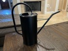 Fletch Watering Can 1 2 Gallon Galvanized Steel In Black Finish