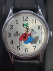 Lorus Goofy Disney Backwards Watch Unisex 30mm Silver Tone V515-6a00 New Battery