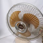 Vintage Lasko Amber Blade Oscillating Desk Fan Beige Mcm 1970s 1980s