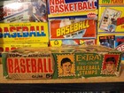 1962 Topps Baseball Empty Wax Box Display Box 24 Pack Count Mantle Mays