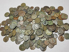 Lot Of 100 Ancient Roman   Byzantine Bronze Coins - 1500  Years Free Shipping
