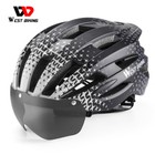 West Biking Cycling Helmet Mtb Road Bike E-bike Scooter Eps Helmet With Goggles
