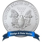 1 American Silver Eagle 1 Oz Random Year Brilliant Uncirculated