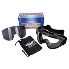 Windshield Kit I Goggles With Clear And Smoke Lenses