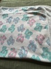 Vintage Carter s Pastel White Blue Green Pink Teddy Bear Baby Blanket 90   scotton