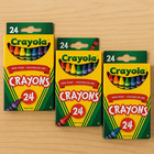 3 Packs Crayola 24 Count Crayons     Non-toxic Coloring School Art Supplies New