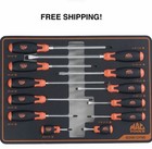 Mac Tools Sdrb12fno 12 Pc Screwdriver Set Orange 
