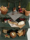 Vtg Kitchen Cupboard Miniature 1997 Keepsakes Collection Christmas Theme