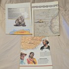 National Geographic Society 1980 Africa Map Supplements Lot  3 Titles