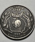 1999-p Georgia State Quarter Black Beauty 