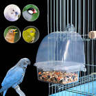 Bird Cage Feeder Parrot Birds Water Hanging Bowl Parakeet Feeder Box Pet Cage