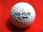 Vintage Collectable Golf Ball Txu Top Flite Xl 2000 Super Titanium 3-e