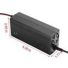 10amp Black Smart Charger For 12v Lithium Iron Phosphate  lifepo4  Battery 14 6v