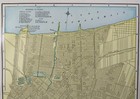 Vintage 1903 New Orleans La Map 11 x14  Old Antique Original Lafayette Square