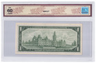 Bcs Graded Unc 60 1967 Canada 1 Dollar Banknote