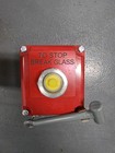 Square D 9001kyk117 Emergency Break Glass Station 10a 600v 1no 1nc Red Zinc