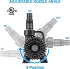 1800gph-100w 32 8ft Small-pond Water-fall   Kio Fish Fountain-s  garden Pump
